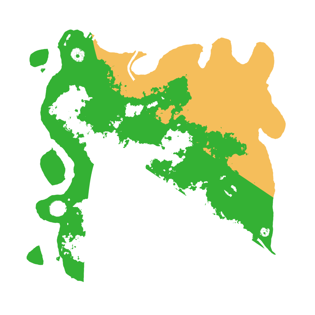 Biome Rust Map: Procedural Map, Size: 3500, Seed: 520293653
