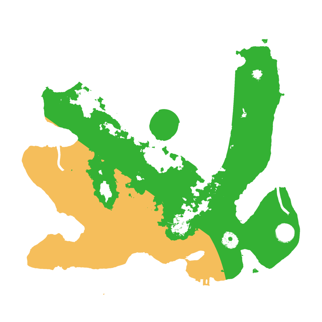 Biome Rust Map: Procedural Map, Size: 3000, Seed: 19384567