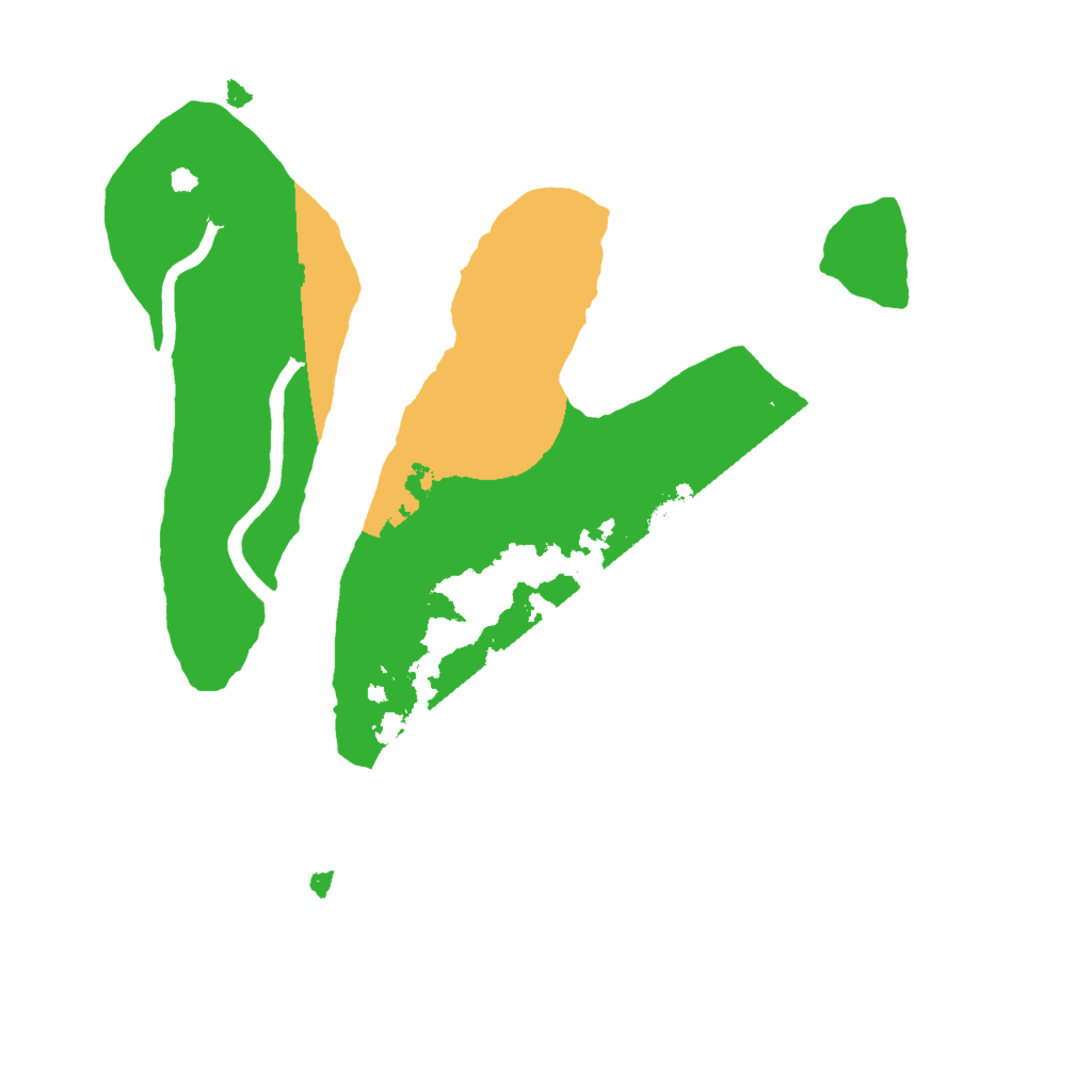 Biome Rust Map: Procedural Map, Size: 2000, Seed: 4357