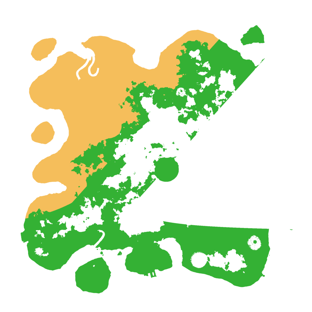 Biome Rust Map: Procedural Map, Size: 3500, Seed: 591968546