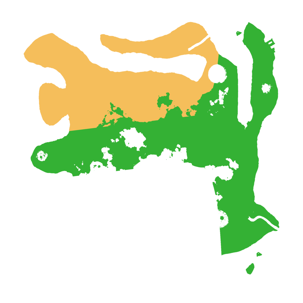 Biome Rust Map: Procedural Map, Size: 3000, Seed: 6298345