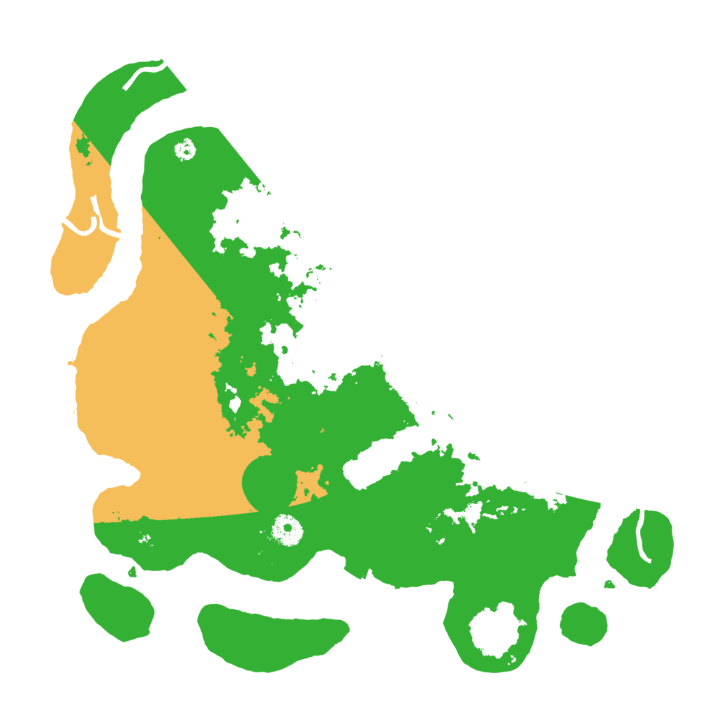 Biome Rust Map: Procedural Map, Size: 3500, Seed: 1220280561