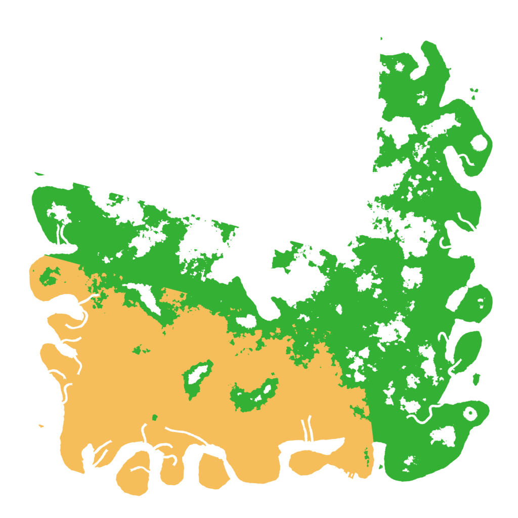 Biome Rust Map: Procedural Map, Size: 6000, Seed: 28382938