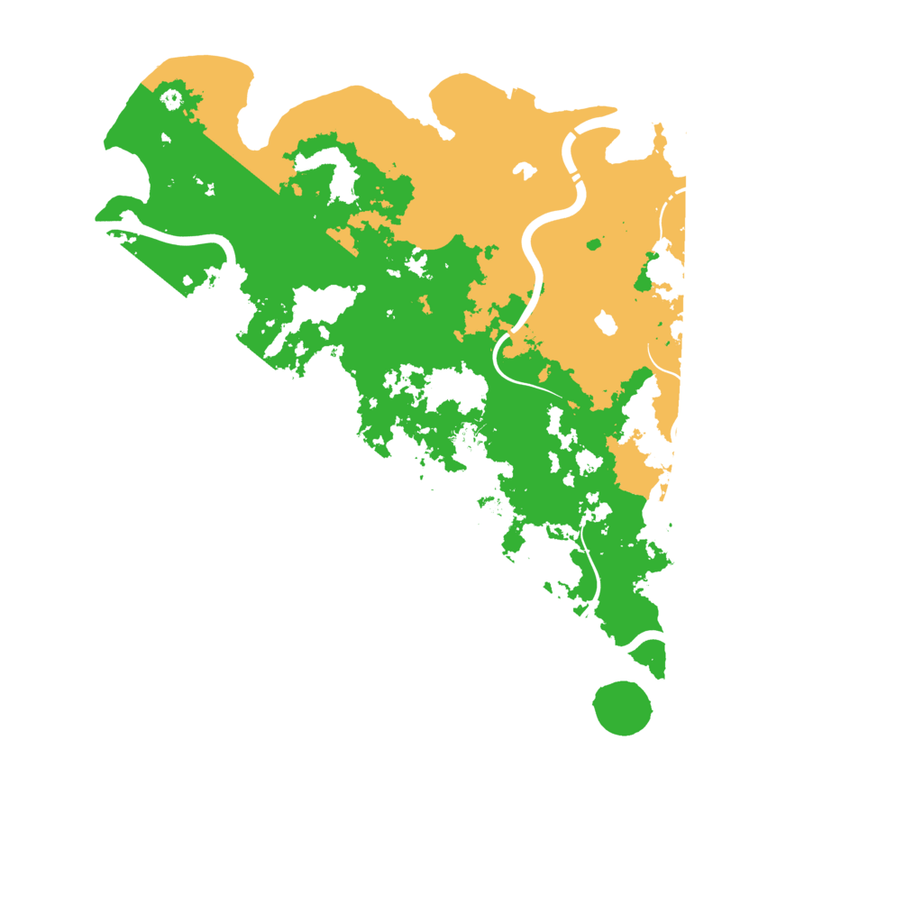 Biome Rust Map: Procedural Map, Size: 4500, Seed: 1912996002
