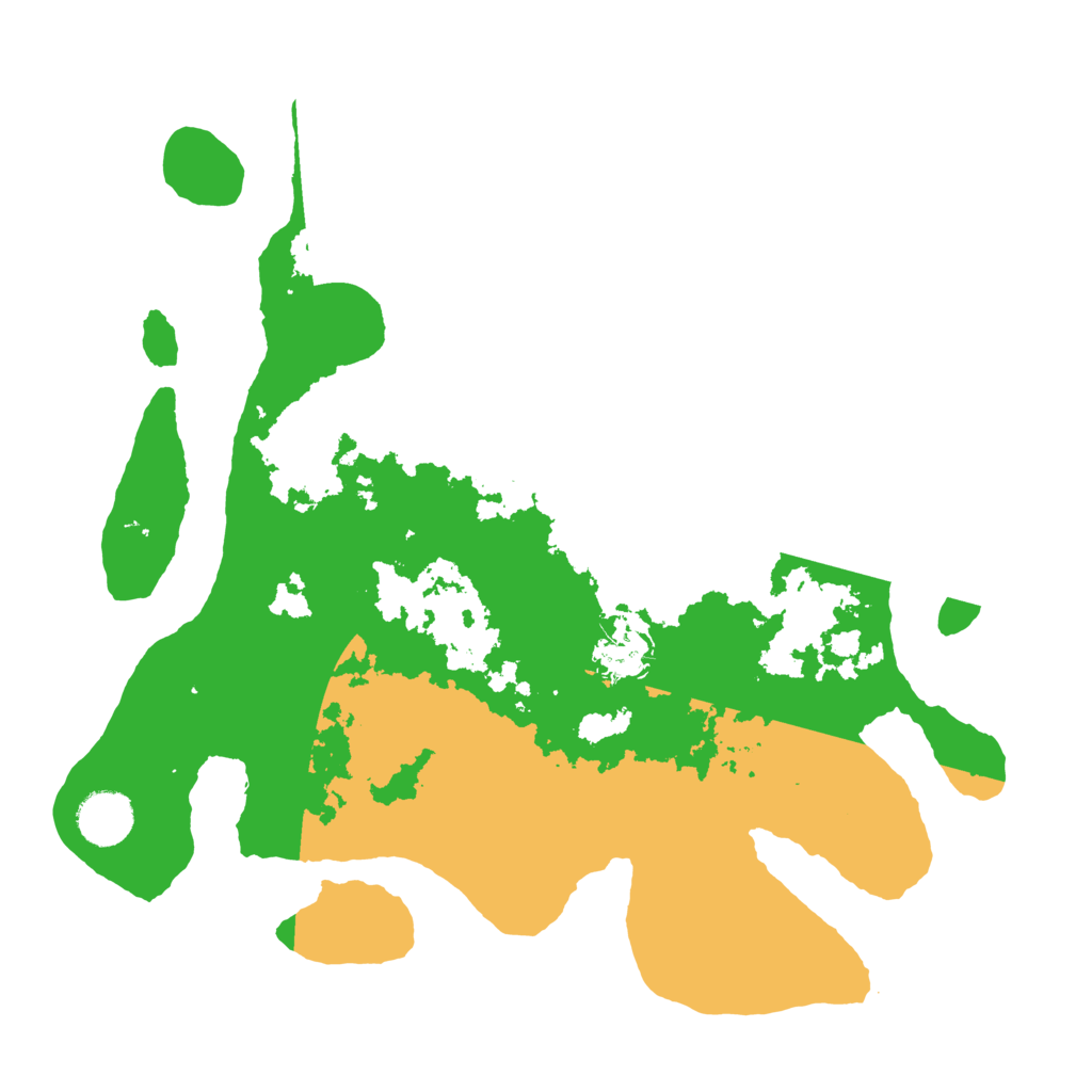 Biome Rust Map: Barren, Size: 3500, Seed: 812739