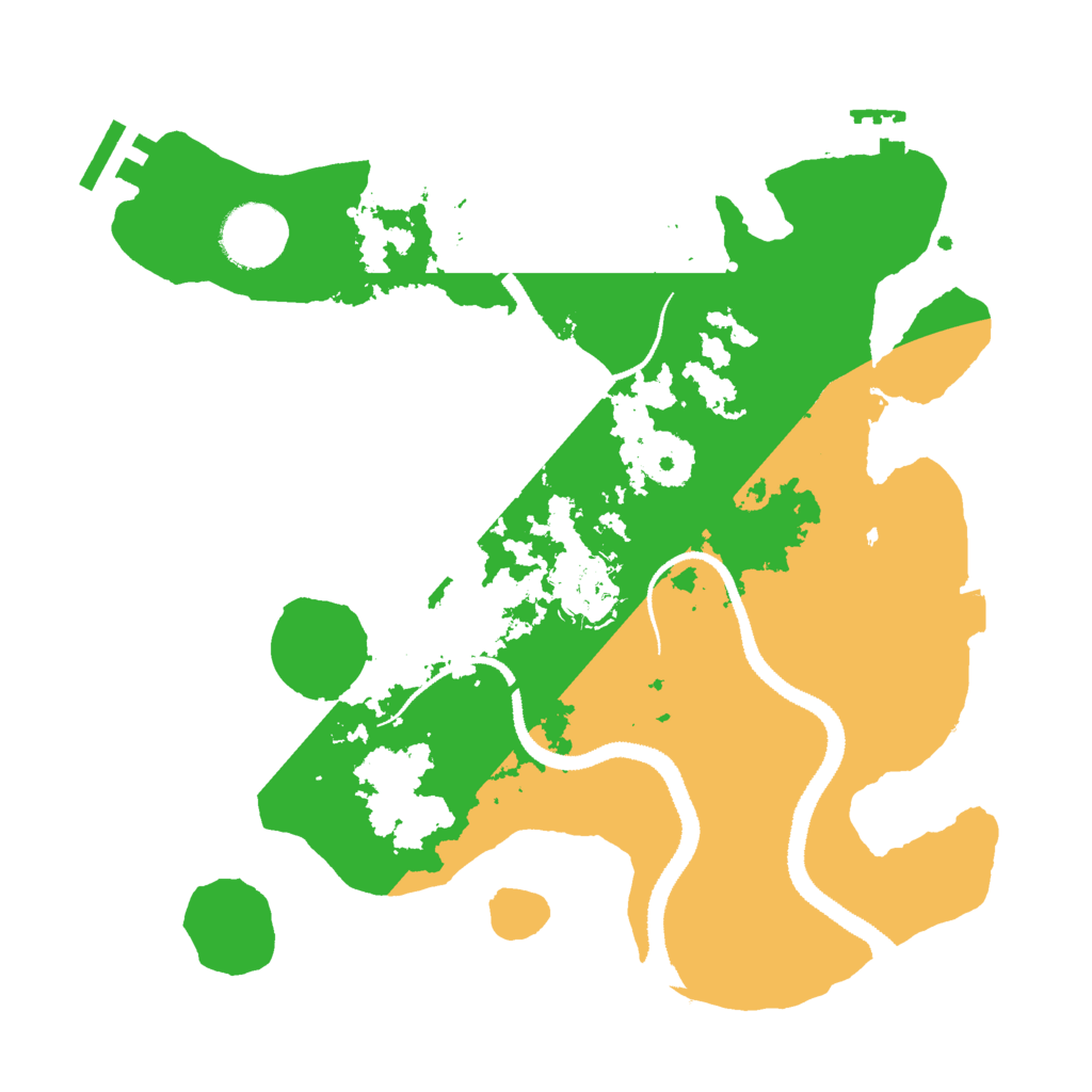Biome Rust Map: Procedural Map, Size: 3000, Seed: 65487715