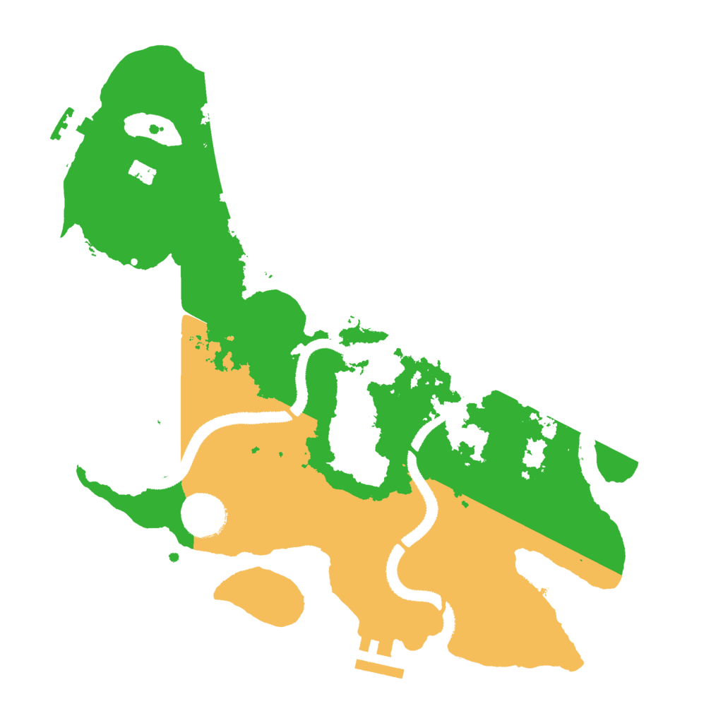 Biome Rust Map: Procedural Map, Size: 3000, Seed: 357802158