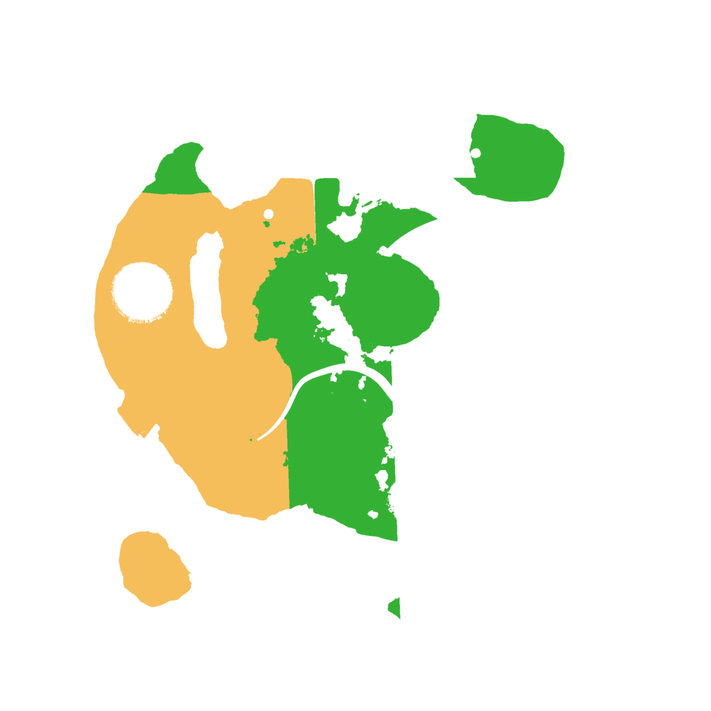 Biome Rust Map: Procedural Map, Size: 2100, Seed: 1133924862