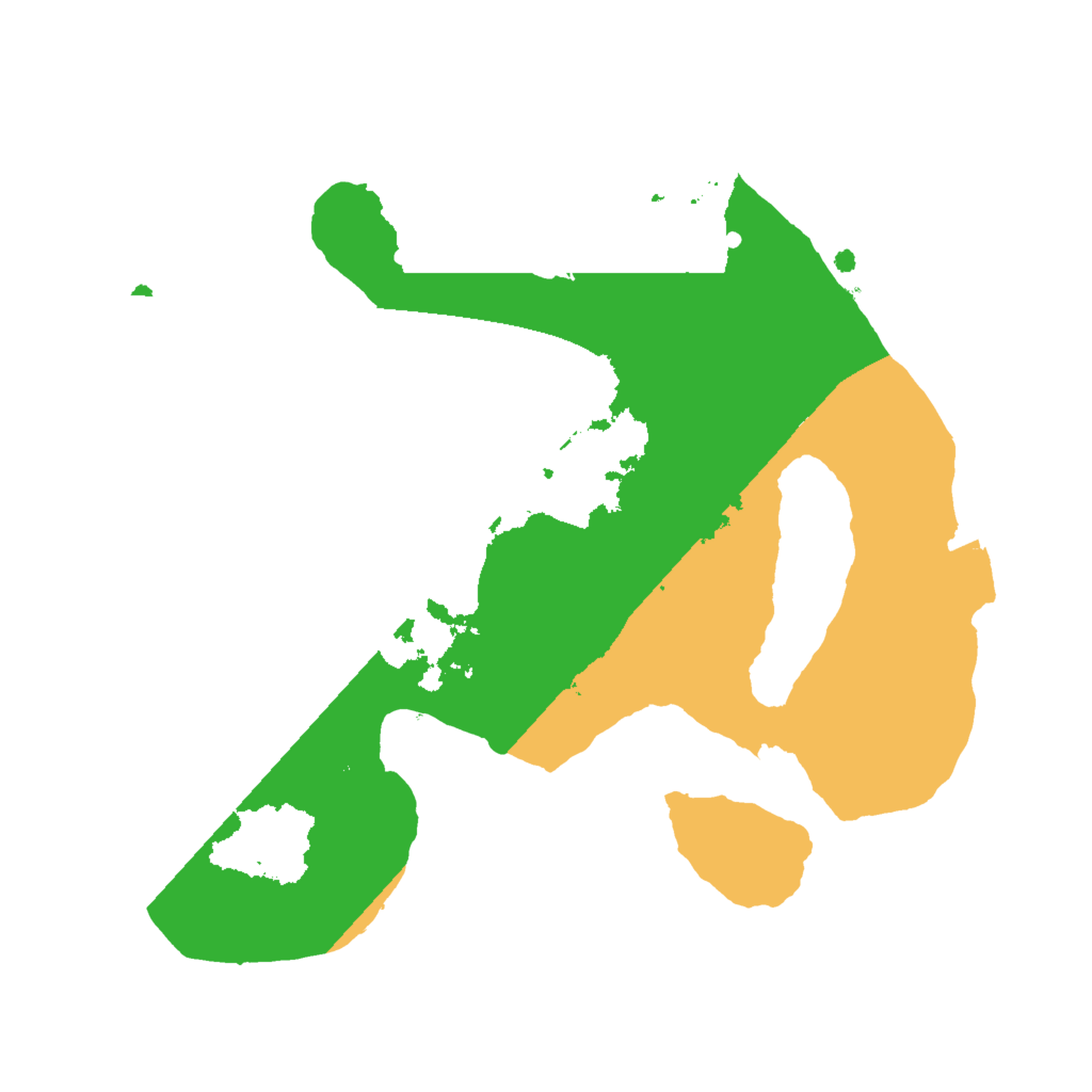 Biome Rust Map: Procedural Map, Size: 2000, Seed: 126346512