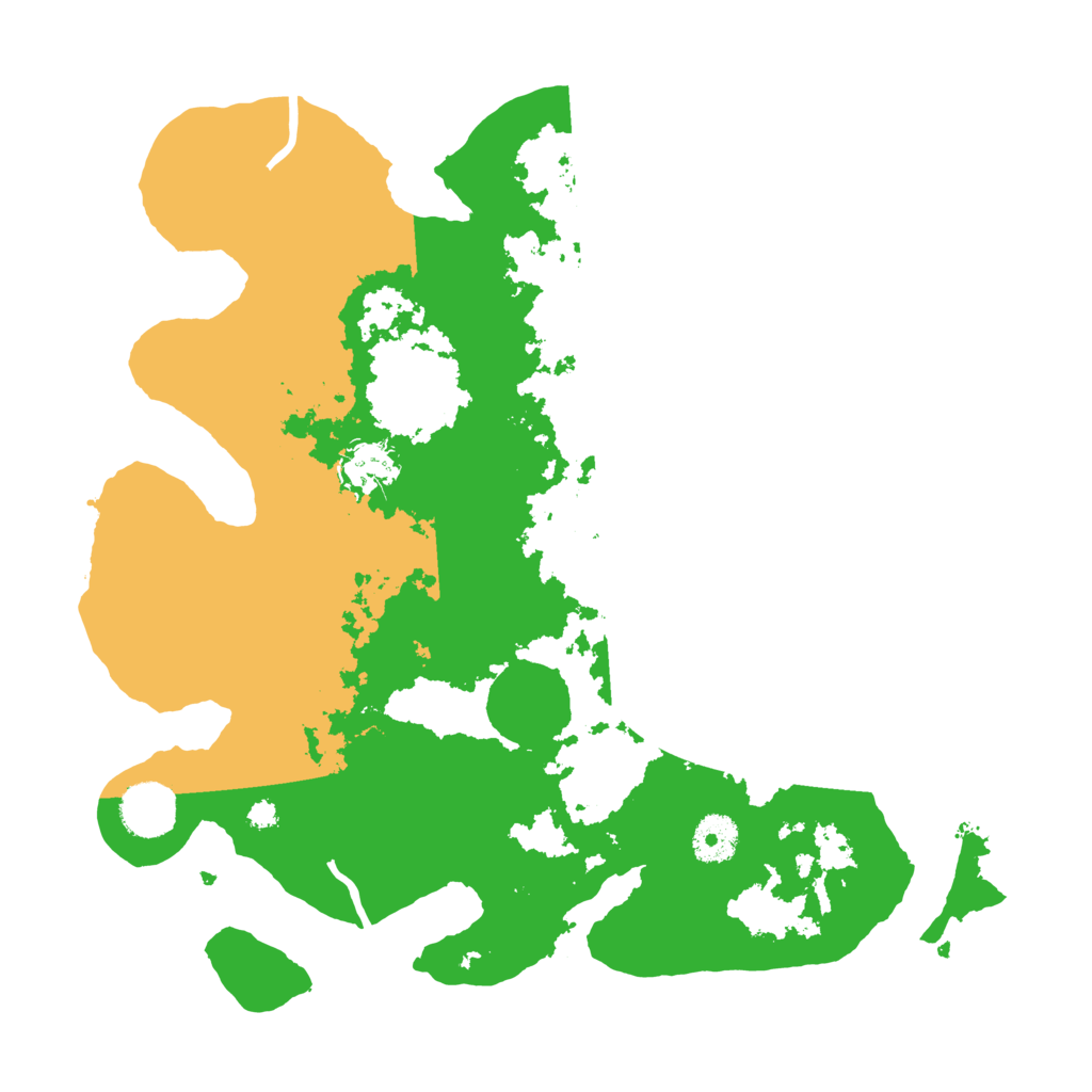 Biome Rust Map: Procedural Map, Size: 3500, Seed: 728190795