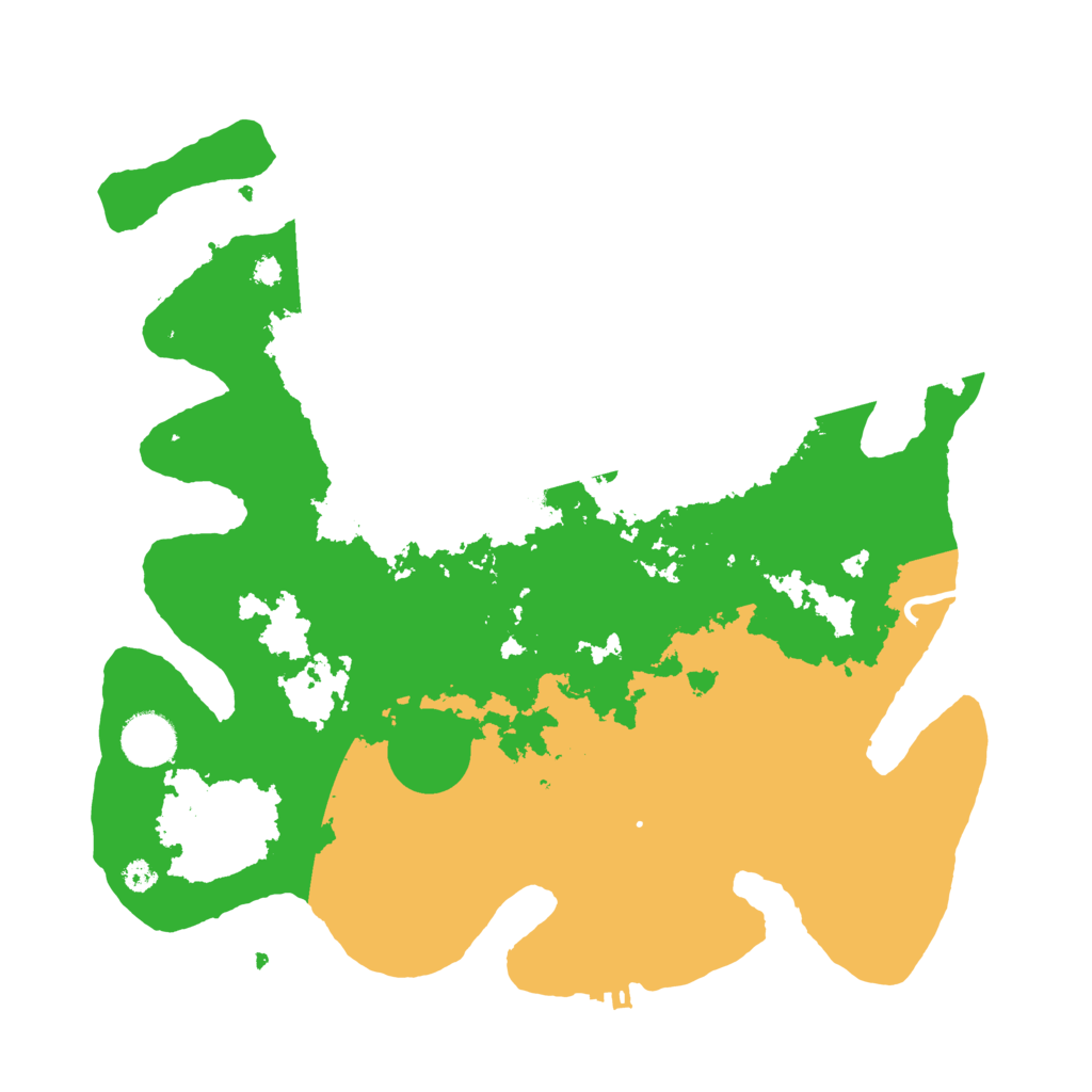 Biome Rust Map: Procedural Map, Size: 3500, Seed: 32247269