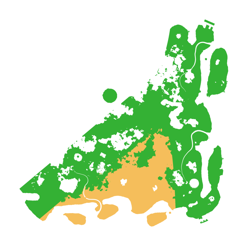 Biome Rust Map: Procedural Map, Size: 4500, Seed: 320990836