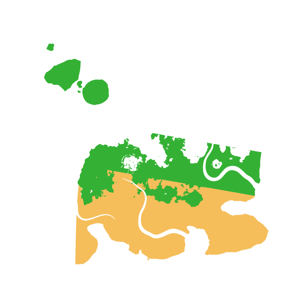 Biome Rust Map: Procedural Map, Size: 3150, Seed: 715829209