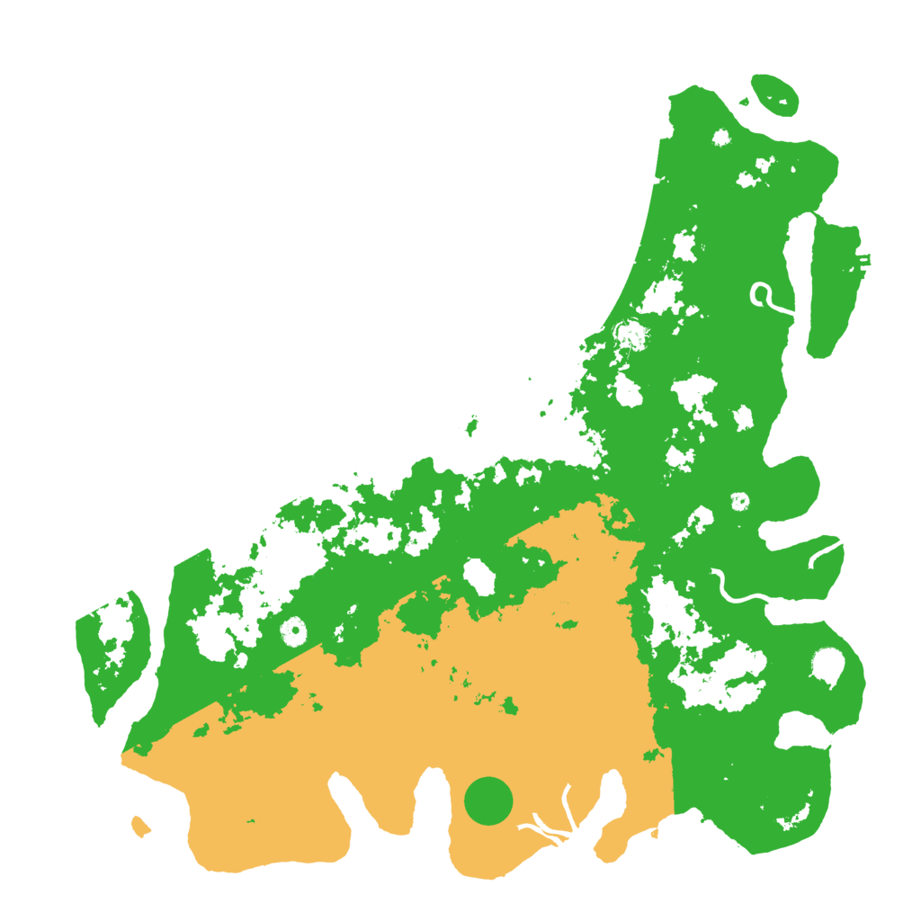 Biome Rust Map: Procedural Map, Size: 5000, Seed: 4523454