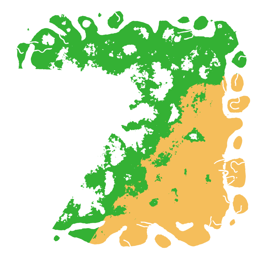 Biome Rust Map: Procedural Map, Size: 6000, Seed: 69994252