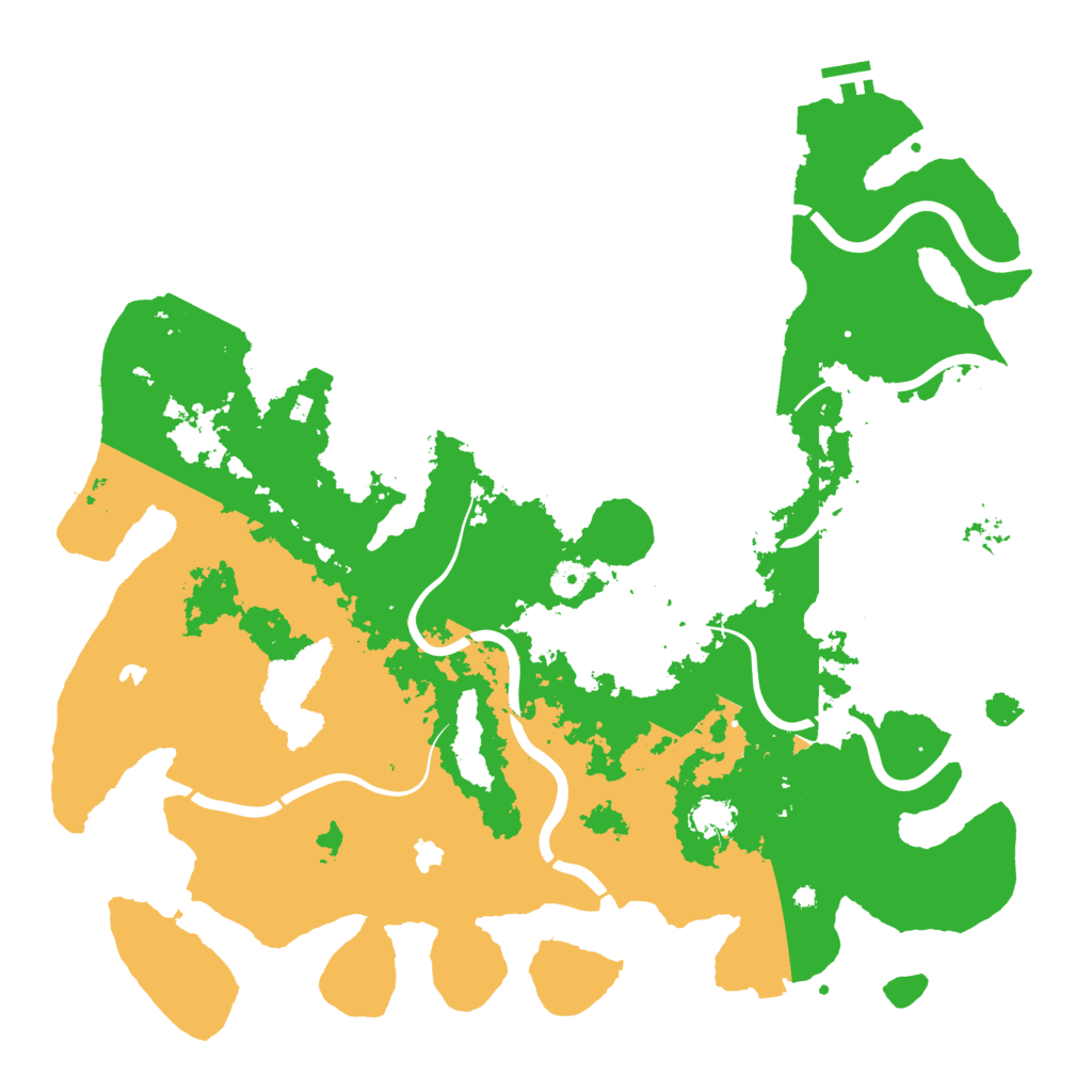 Biome Rust Map: Procedural Map, Size: 4500, Seed: 34985933