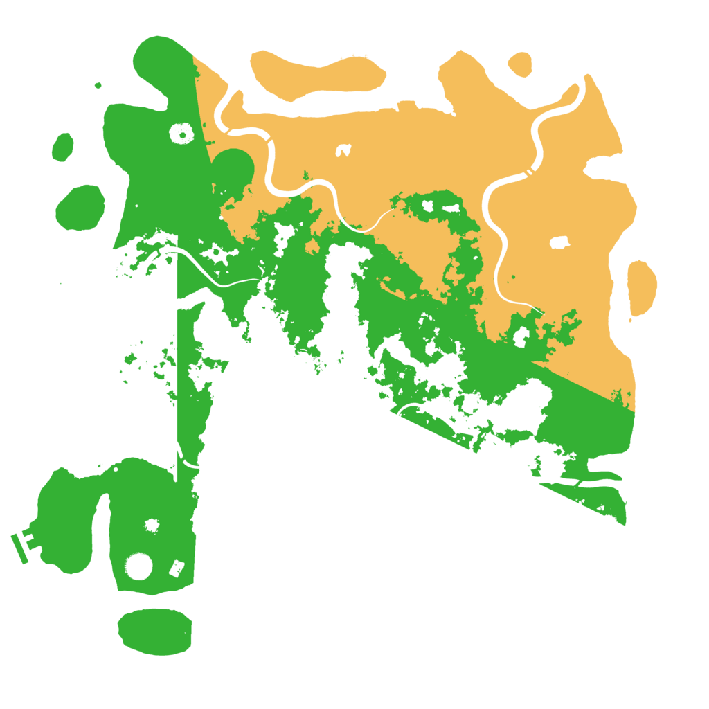 Biome Rust Map: Procedural Map, Size: 4600, Seed: 790980999