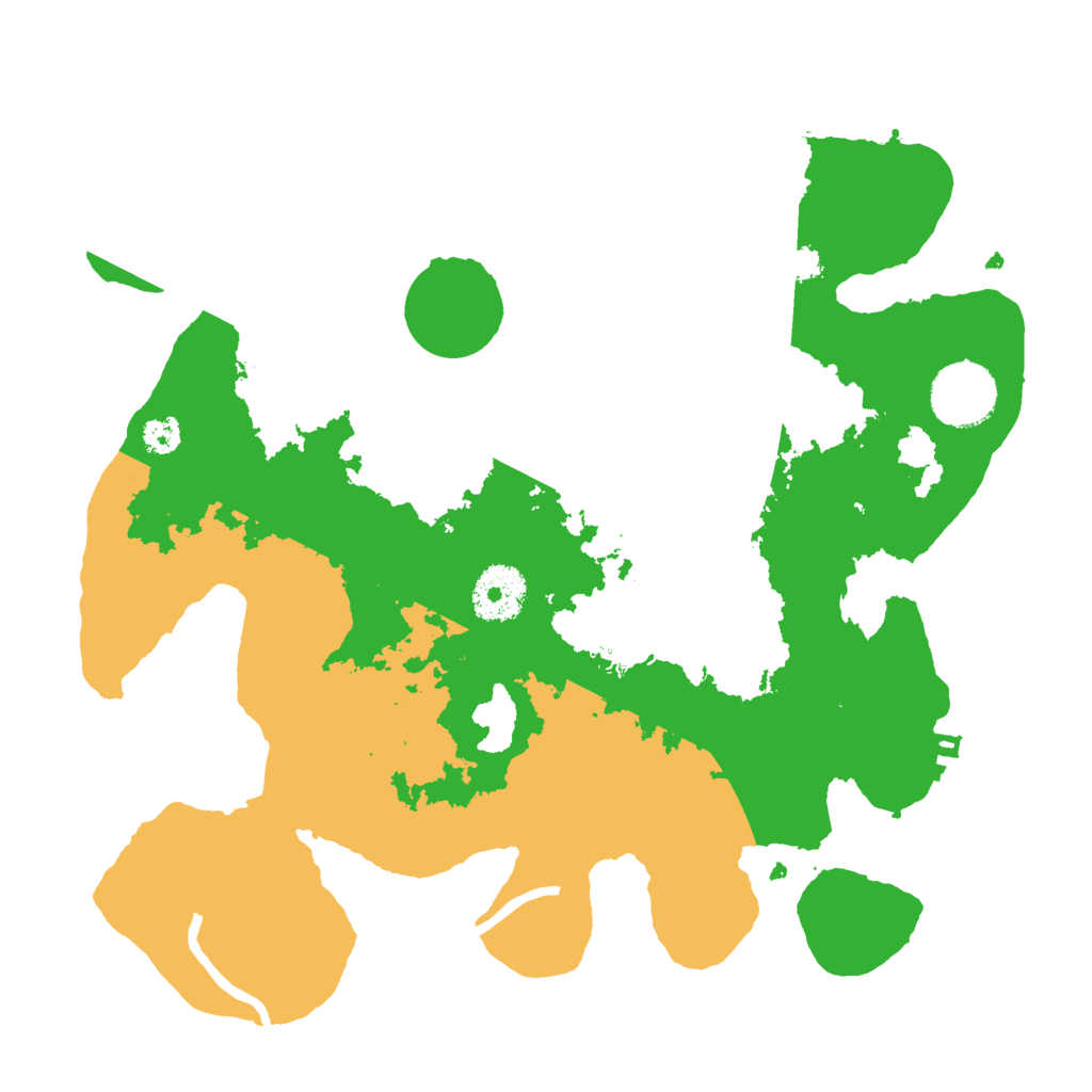 Biome Rust Map: Procedural Map, Size: 3000, Seed: 34985933