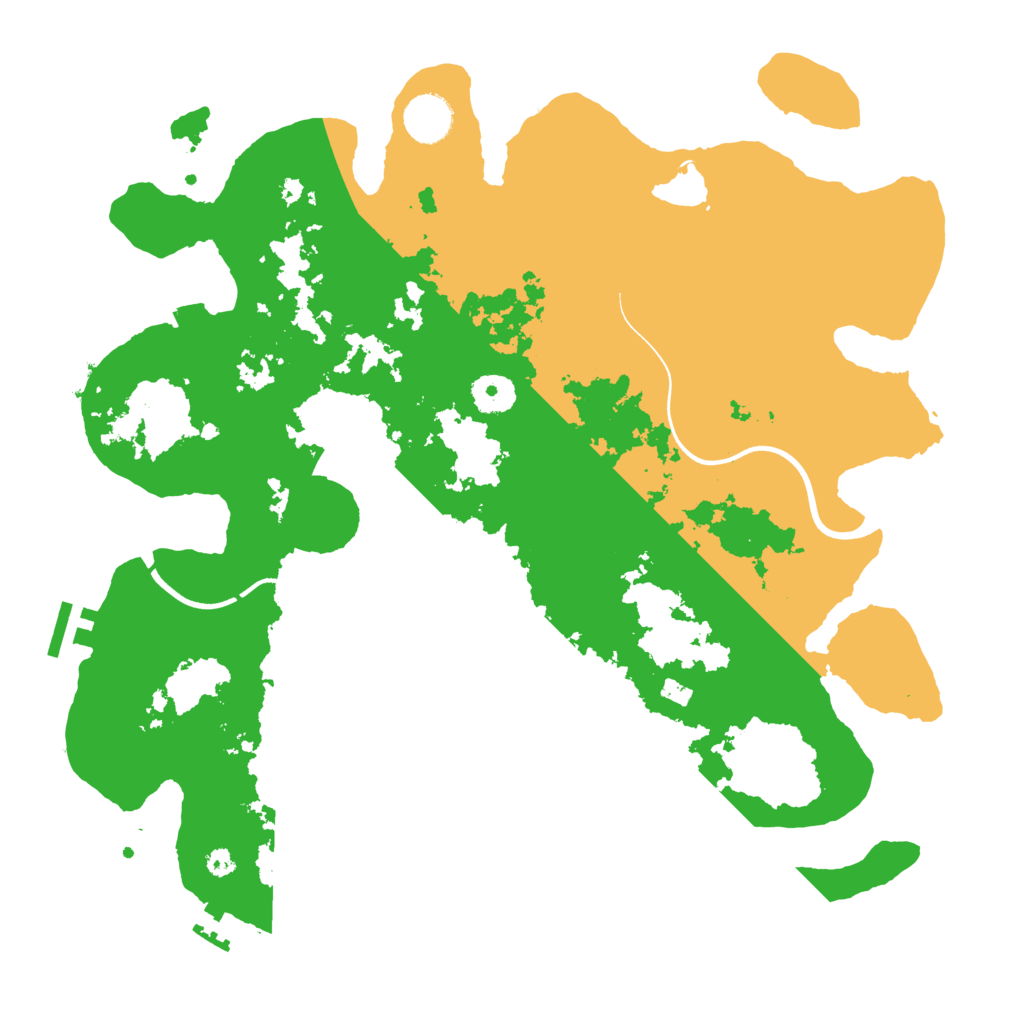 Biome Rust Map: Procedural Map, Size: 3700, Seed: 581147174