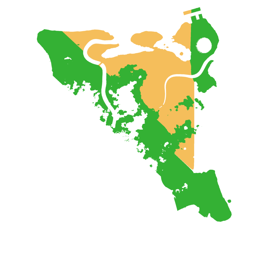 Biome Rust Map: Procedural Map, Size: 3000, Seed: 245877