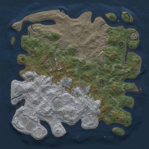 Thumbnail Rust Map: Procedural Map, Size: 4550, Seed: 1444333333, 17 Monuments