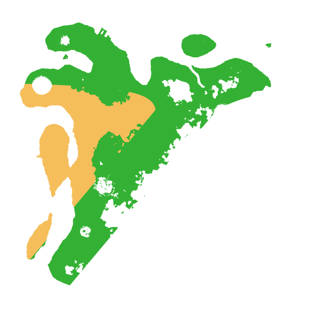 Biome Rust Map: Procedural Map, Size: 3000, Seed: 880249281