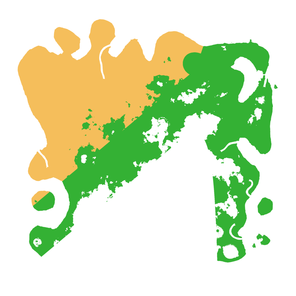 Biome Rust Map: Procedural Map, Size: 3700, Seed: 1263609769
