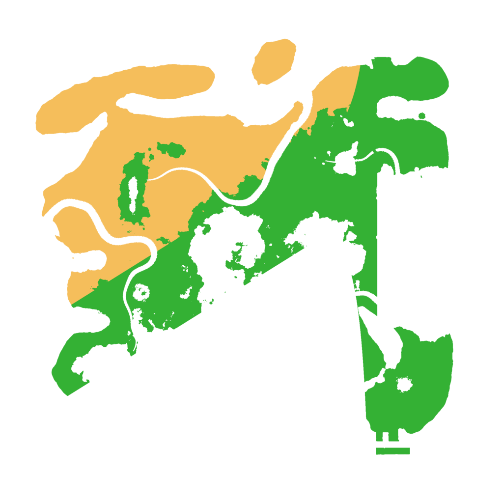 Biome Rust Map: Procedural Map, Size: 3000, Seed: 1945993767