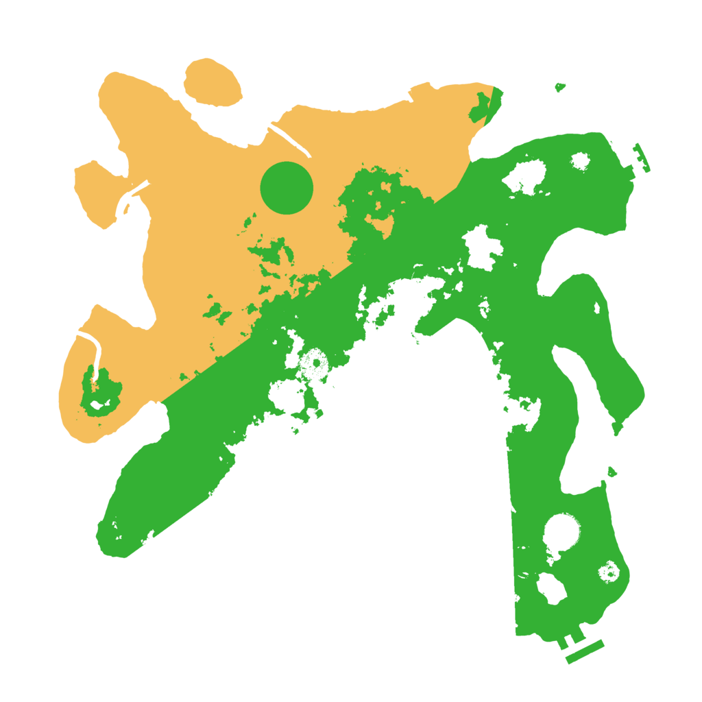 Biome Rust Map: Procedural Map, Size: 3500, Seed: 865528767