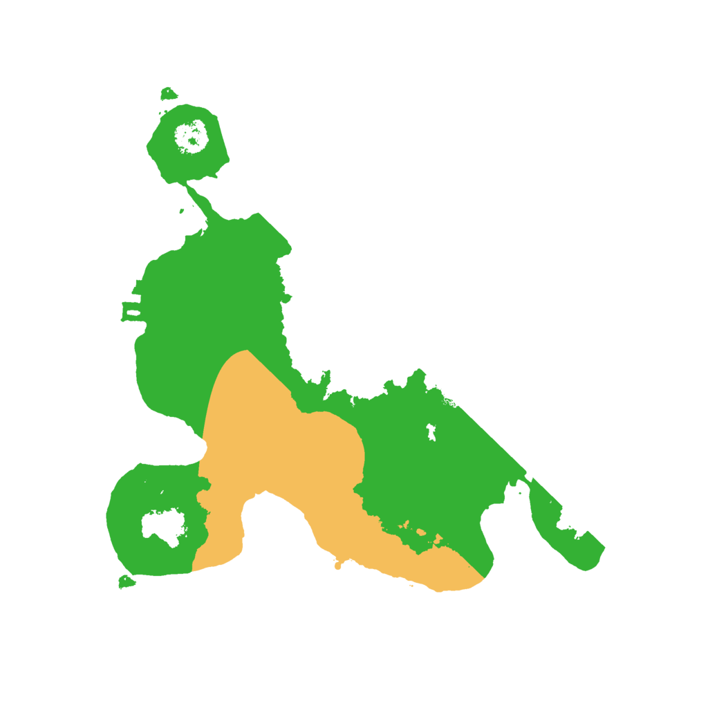 Biome Rust Map: Procedural Map, Size: 2222, Seed: 1651996