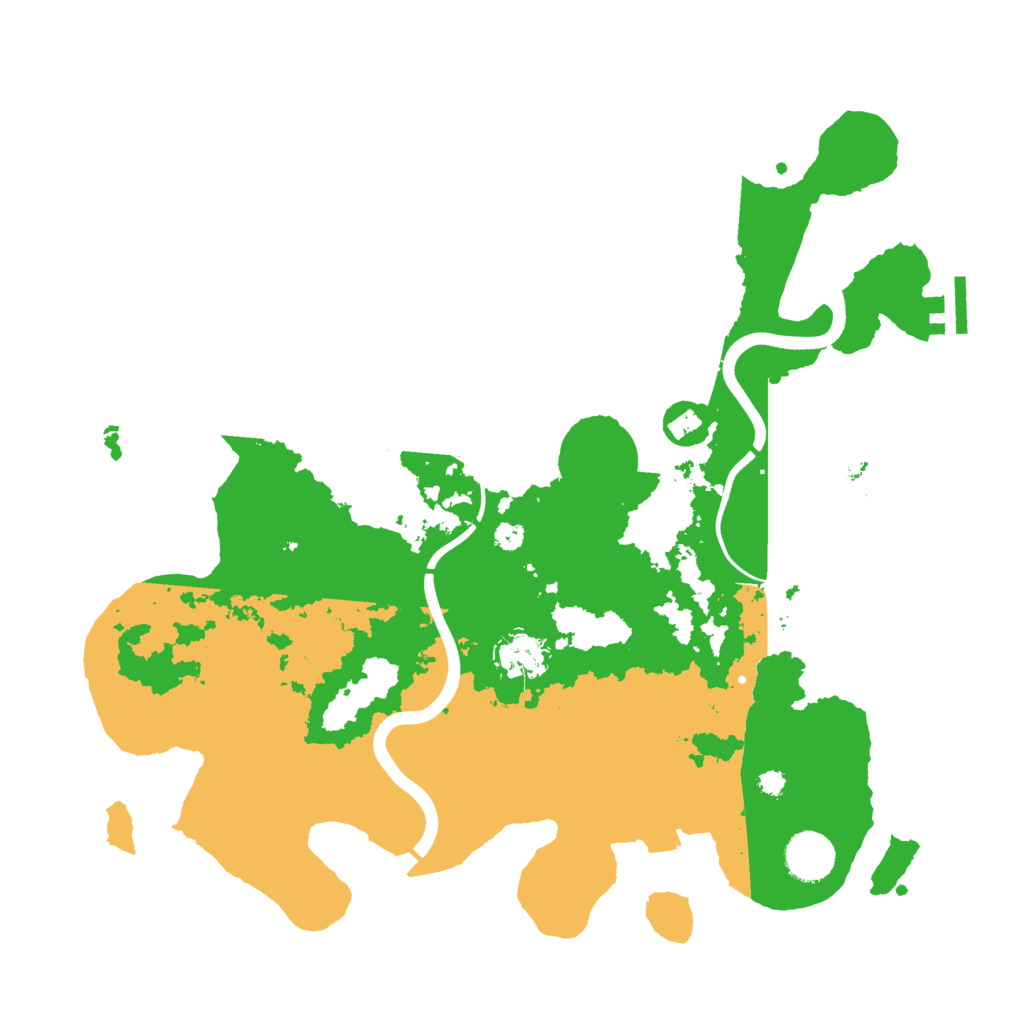 Biome Rust Map: Procedural Map, Size: 3600, Seed: 1234