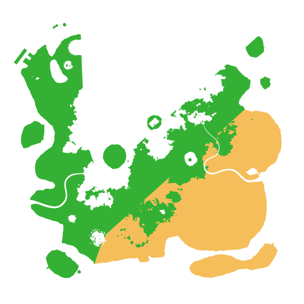 Biome Rust Map: Procedural Map, Size: 3500, Seed: 1749430811