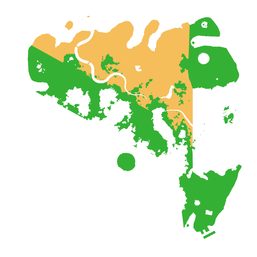 Biome Rust Map: Procedural Map, Size: 4000, Seed: 524793949