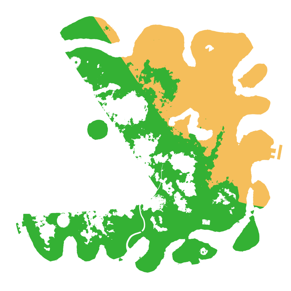 Biome Rust Map: Procedural Map, Size: 4000, Seed: 462772