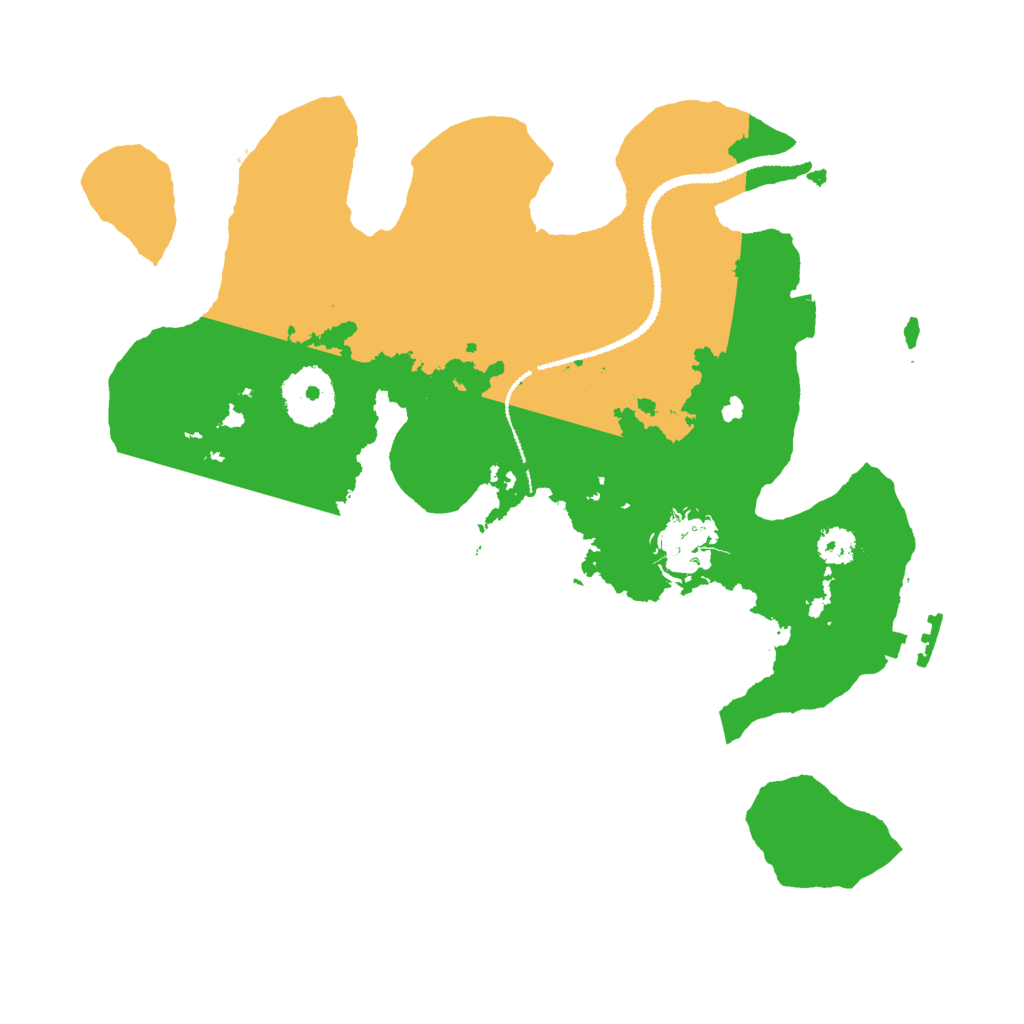 Biome Rust Map: Procedural Map, Size: 2777, Seed: 2147483647