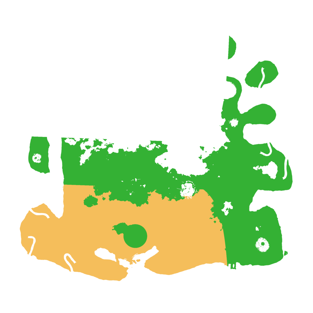 Biome Rust Map: Procedural Map, Size: 3500, Seed: 1278340611