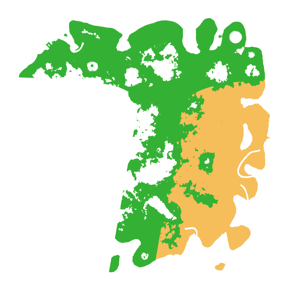 Biome Rust Map: Procedural Map, Size: 4200, Seed: 258458