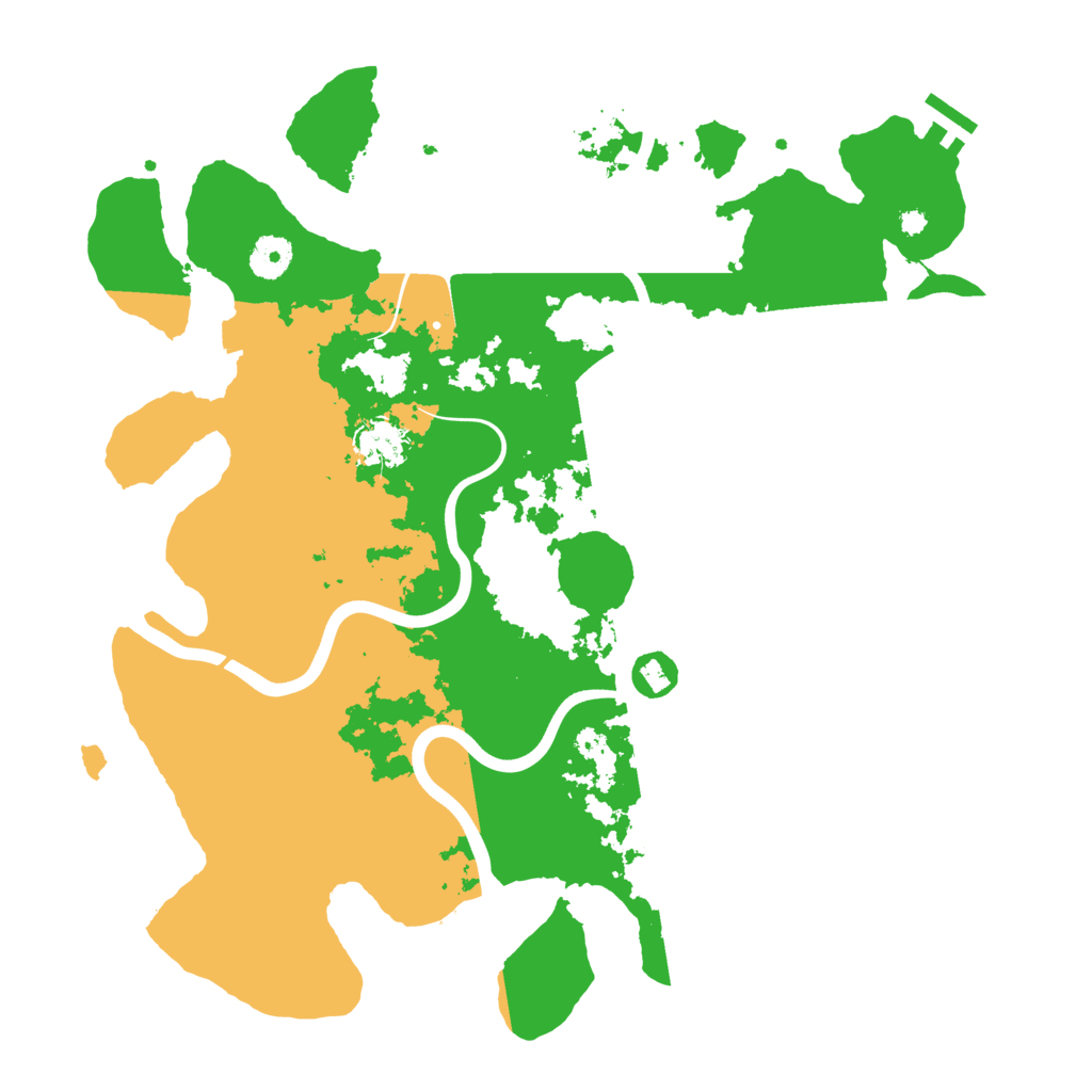 Biome Rust Map: Procedural Map, Size: 3850, Seed: 4273444