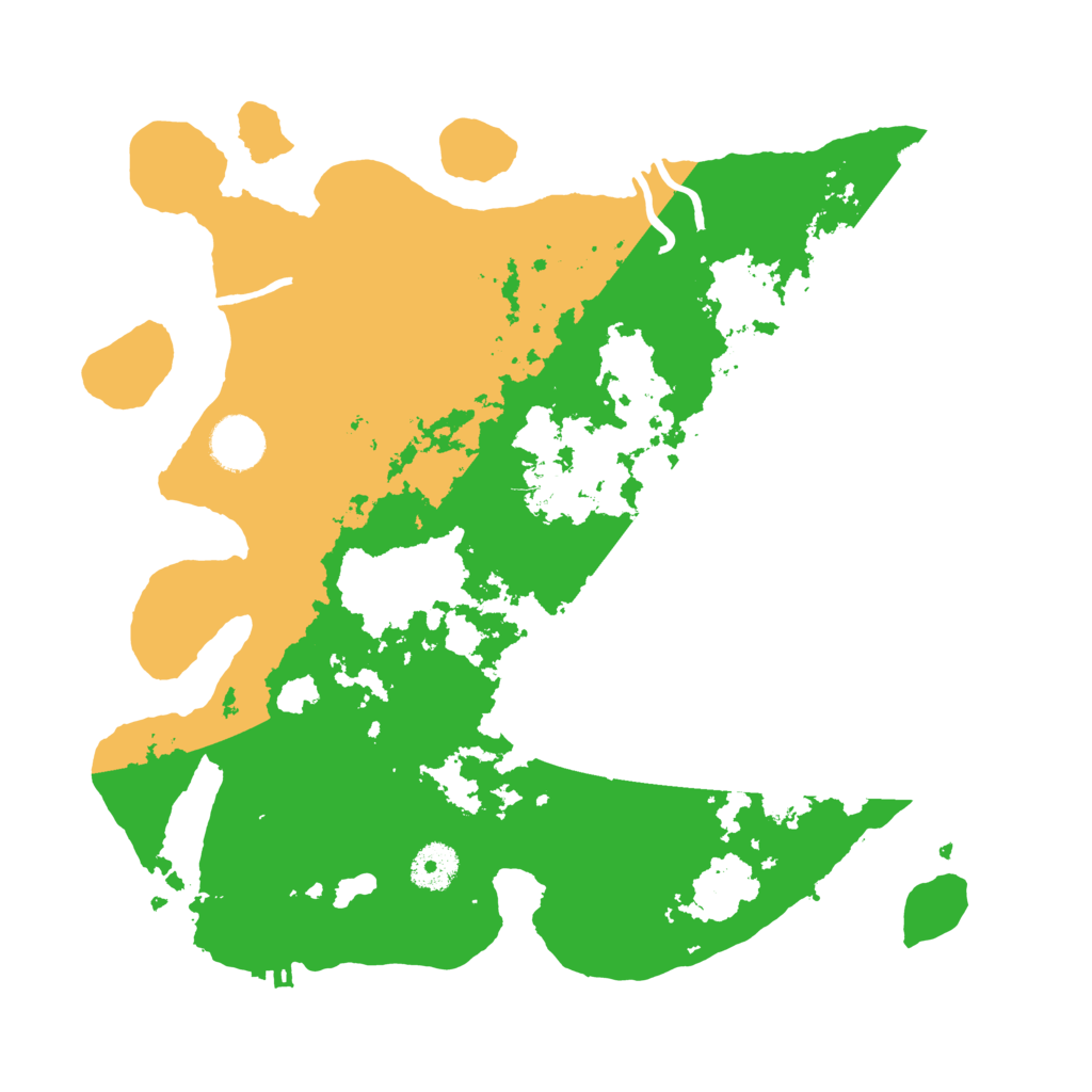 Biome Rust Map: Procedural Map, Size: 3500, Seed: 674780821