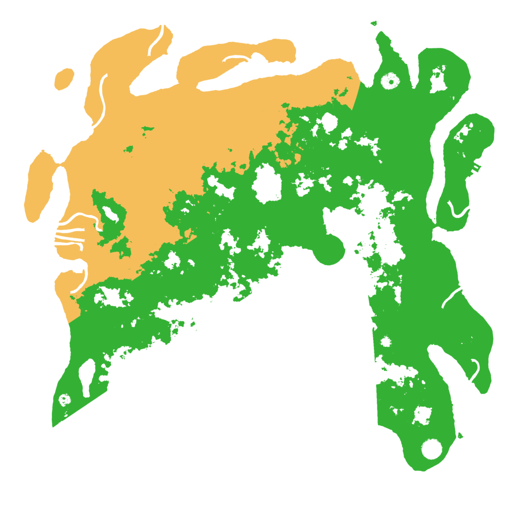 Biome Rust Map: Procedural Map, Size: 4500, Seed: 134950410