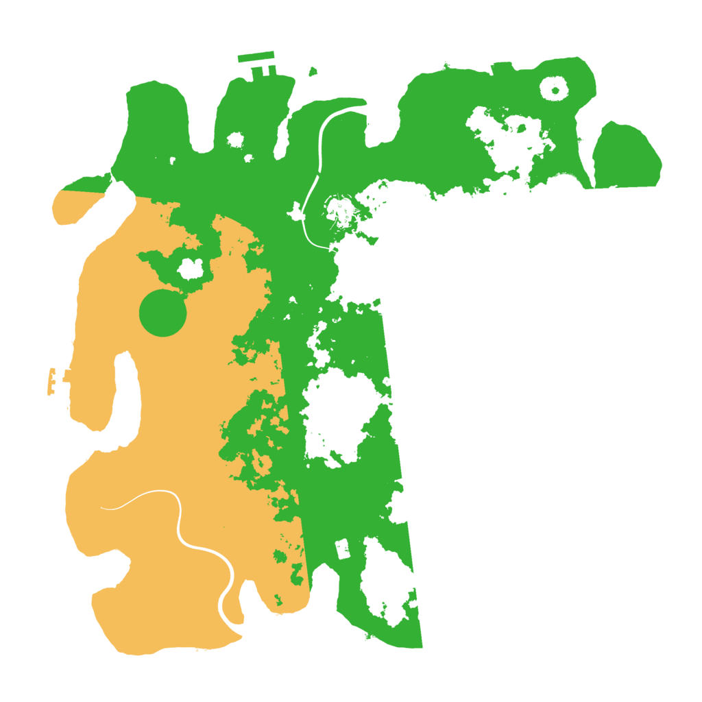 Biome Rust Map: Procedural Map, Size: 3900, Seed: 1889877990