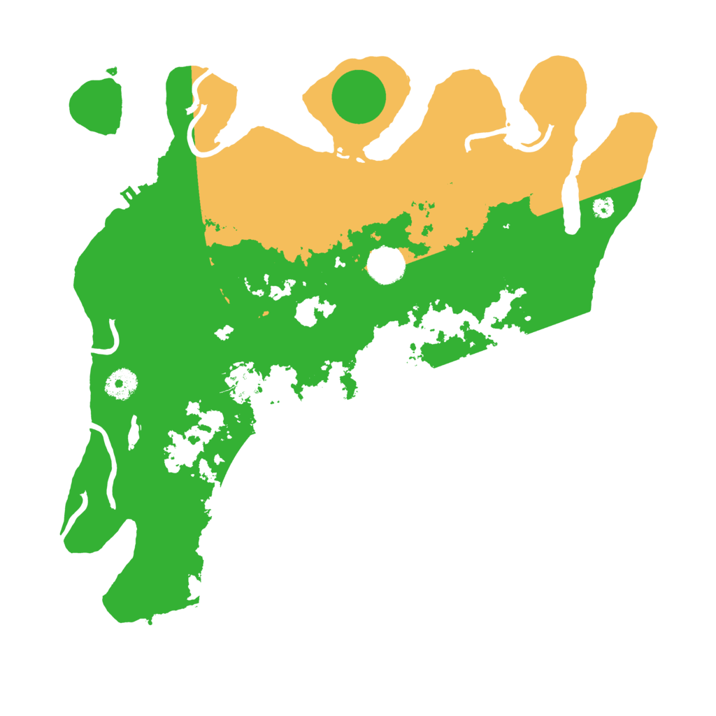 Biome Rust Map: Procedural Map, Size: 3500, Seed: 351506888