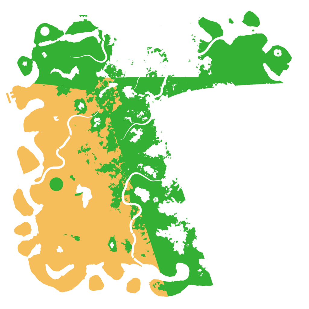 Biome Rust Map: Procedural Map, Size: 6000, Seed: 2710112