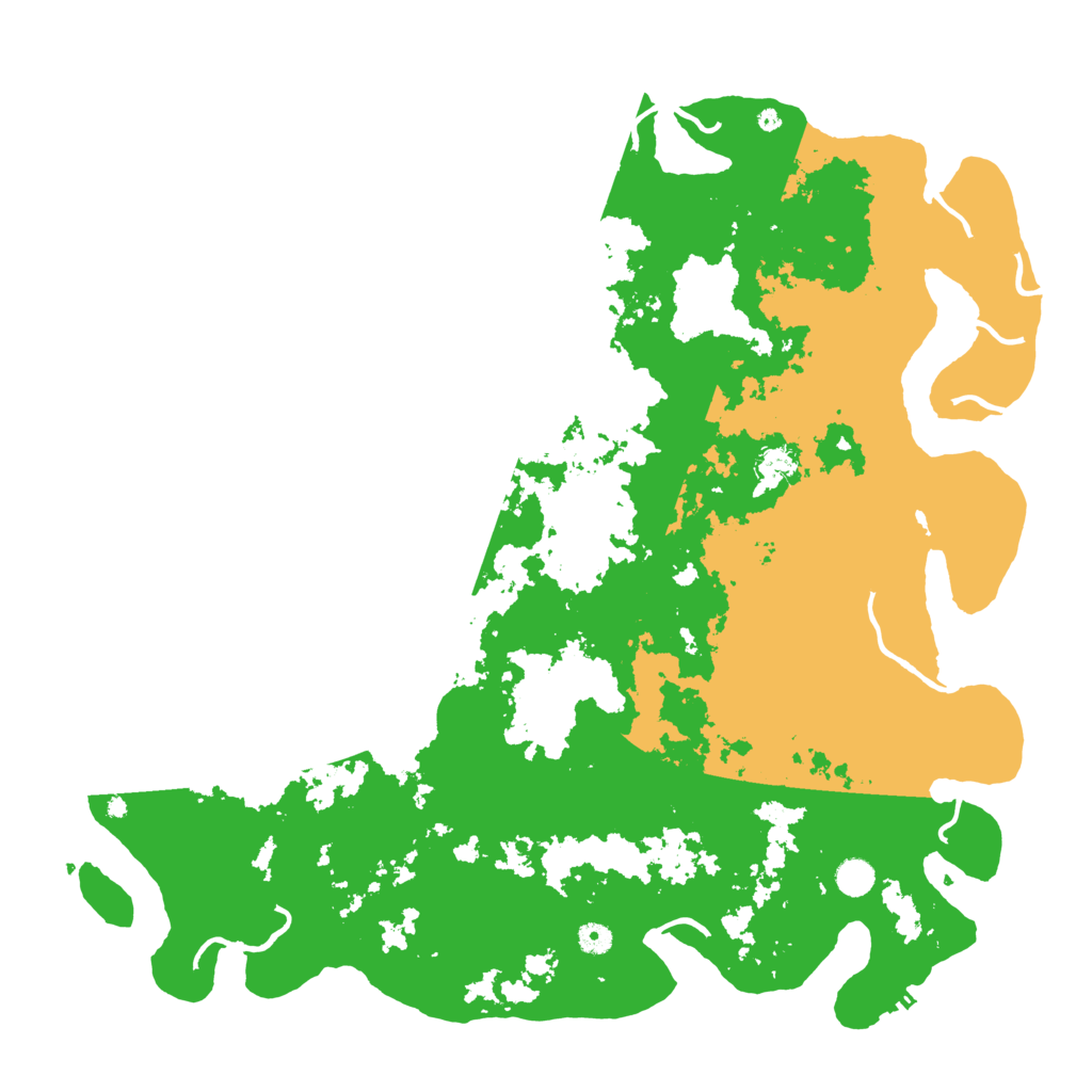 Biome Rust Map: Procedural Map, Size: 5000, Seed: 546547