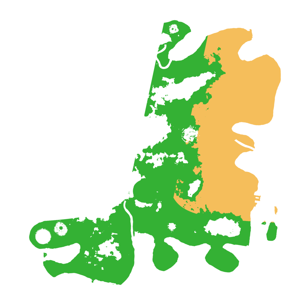 Biome Rust Map: Procedural Map, Size: 3500, Seed: 1470658291