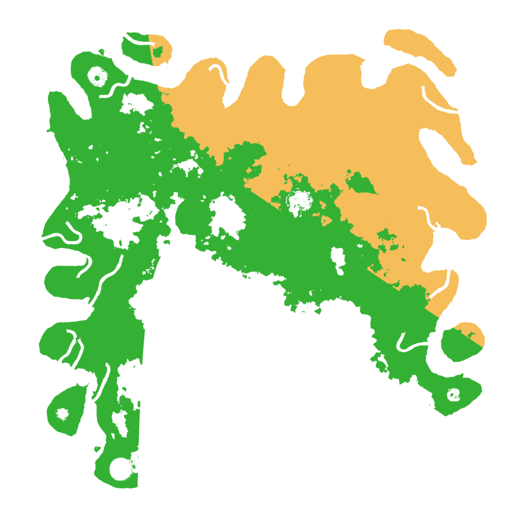 Biome Rust Map: Procedural Map, Size: 4000, Seed: 77566