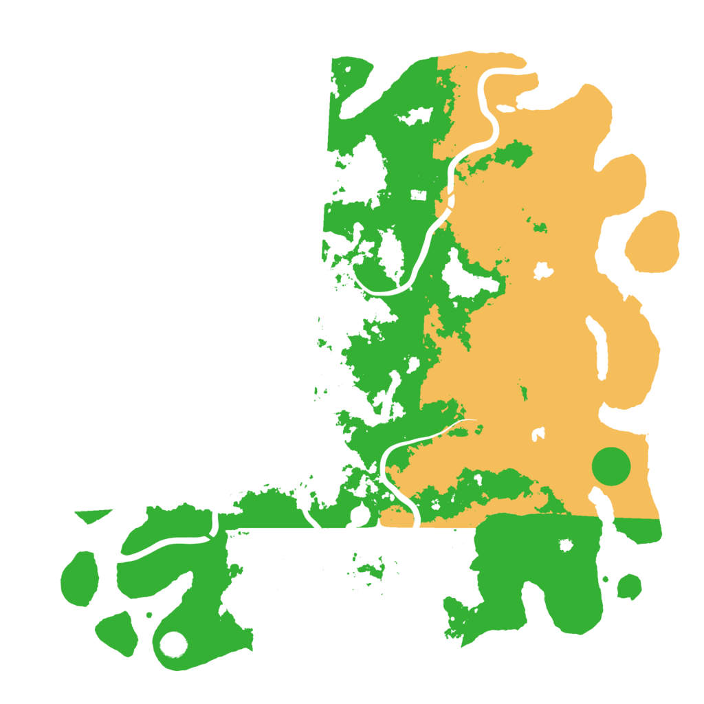 Biome Rust Map: Procedural Map, Size: 4800, Seed: 2001305216