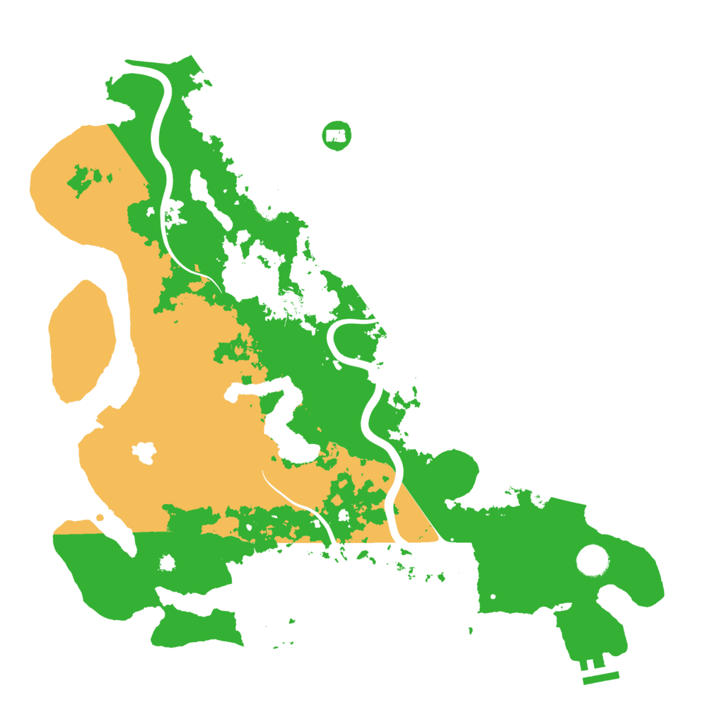 Biome Rust Map: Procedural Map, Size: 4000, Seed: 614525303