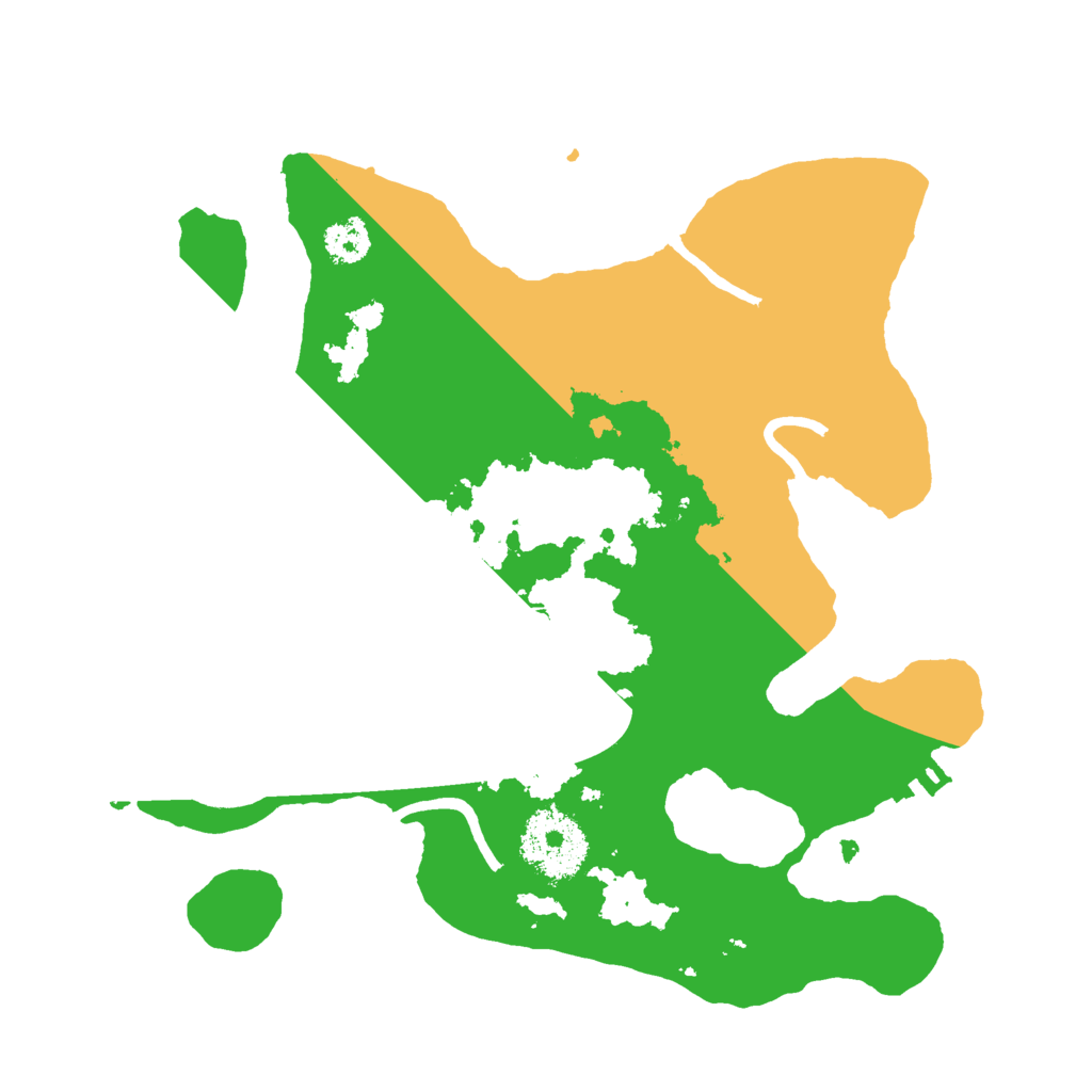 Biome Rust Map: Procedural Map, Size: 2500, Seed: 679817875