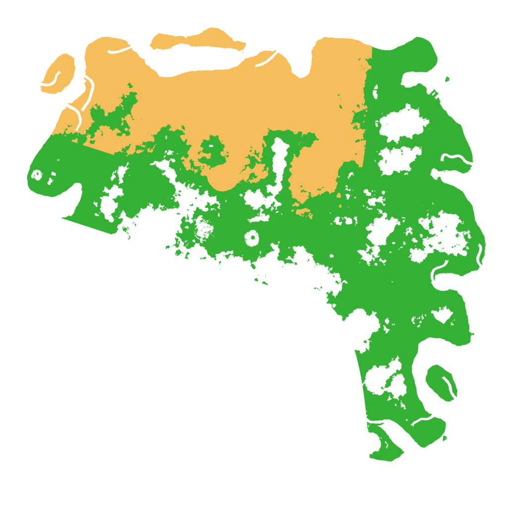 Biome Rust Map: Procedural Map, Size: 5000, Seed: 8686868